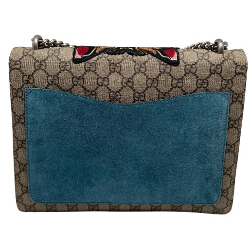 Gucci GG Monogram Embroidered Medium Dionysus Shoulder Bag