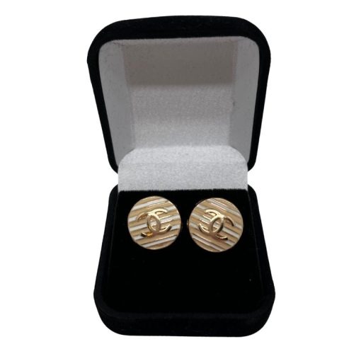 Dress Jewelry Designer Button Earrings