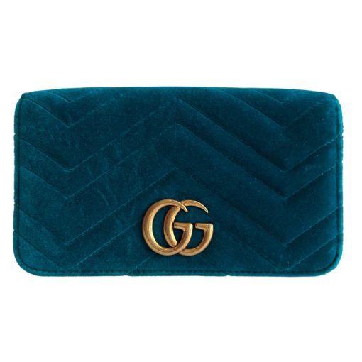 Handbags Gucci GG Marmont Velvet Crossbody Bag