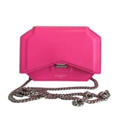 Givenchy Bow Cut Chain Flap Crossbody Bag In Hot Pink Handbags