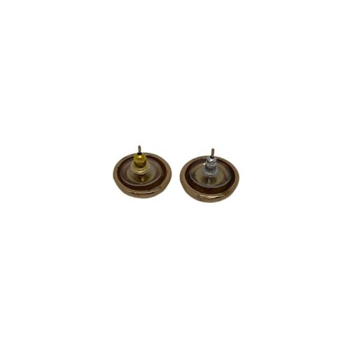 Dress Jewelry Designer Button Earrings