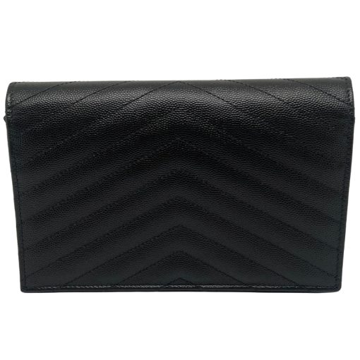 Saint Laurent YSL Grain De Poudre Envelope Wallet On Chain