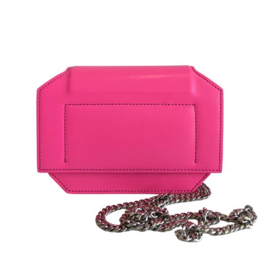 Givenchy Bow Cut Chain Flap Crossbody Bag In Hot Pink Handbags