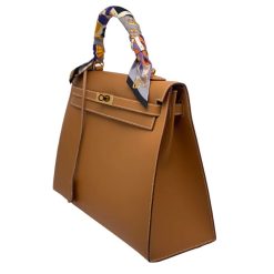 Hermes Hermés Kelly 35 Veau Chamonix Natural