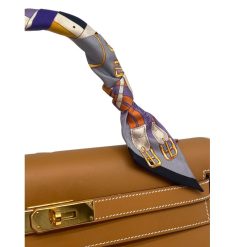 Hermes Hermés Kelly 35 Veau Chamonix Natural