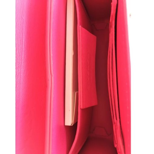 Givenchy Bow Cut Chain Flap Crossbody Bag In Hot Pink Handbags