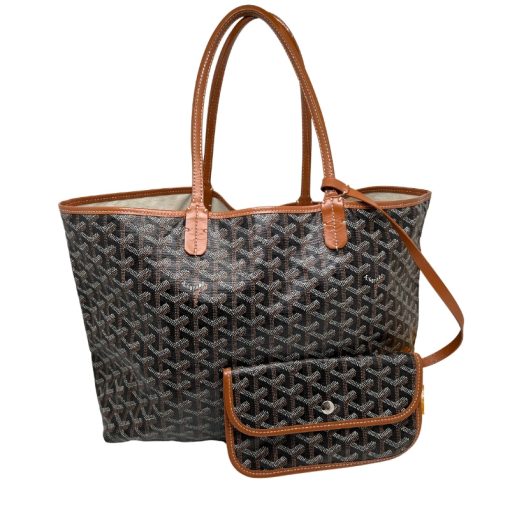 Goyard St Louis Tote Black Handbags