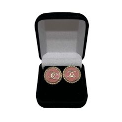 Dress Designer Button Earrings Jewelry