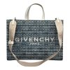 Givenchy Medium G Tote Shopping Bag In 4G Bleached Denim Handbags