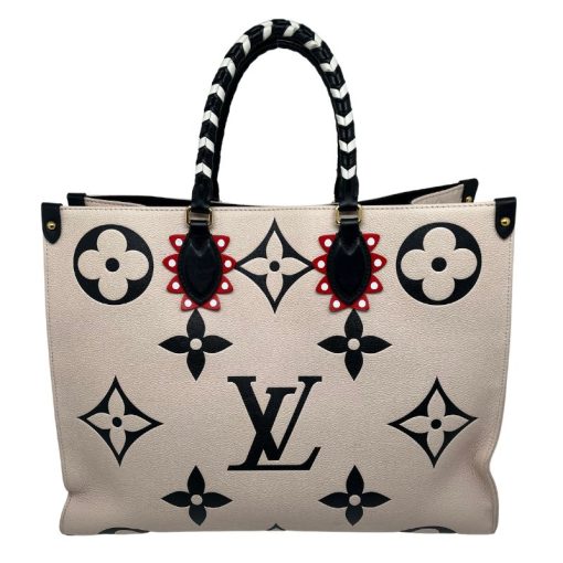 Handbags Louis Vuitton Empreinte Monogram Giant Crafty On The Go GM