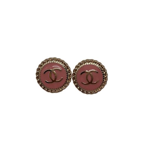 Dress Designer Button Earrings Jewelry