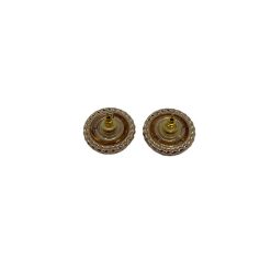 Dress Designer Button Earrings Jewelry