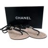 Chanel CC Slingback Sandals