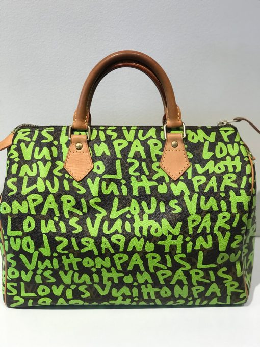 Handbags Louis Vuitton Stephen Sprouse Lime Green Graffiti Speedy 30