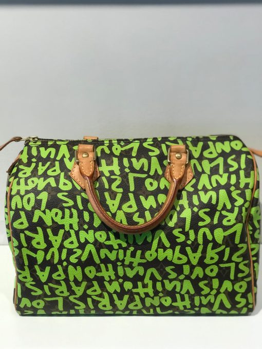 Handbags Louis Vuitton Stephen Sprouse Lime Green Graffiti Speedy 30