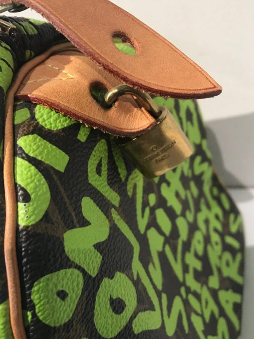 Handbags Louis Vuitton Stephen Sprouse Lime Green Graffiti Speedy 30