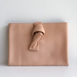 Celine Lambskin Knotted Clutch Handbags