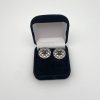 Dress Jewelry Designer Button Earrings