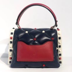 Valentino Navy Candy Stud Bag Handbags